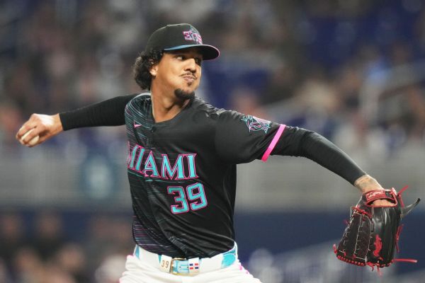 Article image accompanying Marlins' Perez one-hits Braves in MLB's 11th shutout of season on WagerUp Sports News. Article image accompanying Marlins' Perez one-hits Braves in MLB's 11th shutout of season on WagerUp Sports News.