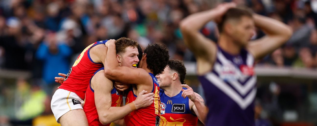 The Lions have completed a remarkable three-peat. — Article image accompanying Lions overrun Dockers to seal AFL flag three-peat on WagerUp Sports News. The Lions have completed a remarkable three-peat. — Article image accompanying Lions overrun Dockers to seal AFL flag three-peat on WagerUp Sports News.