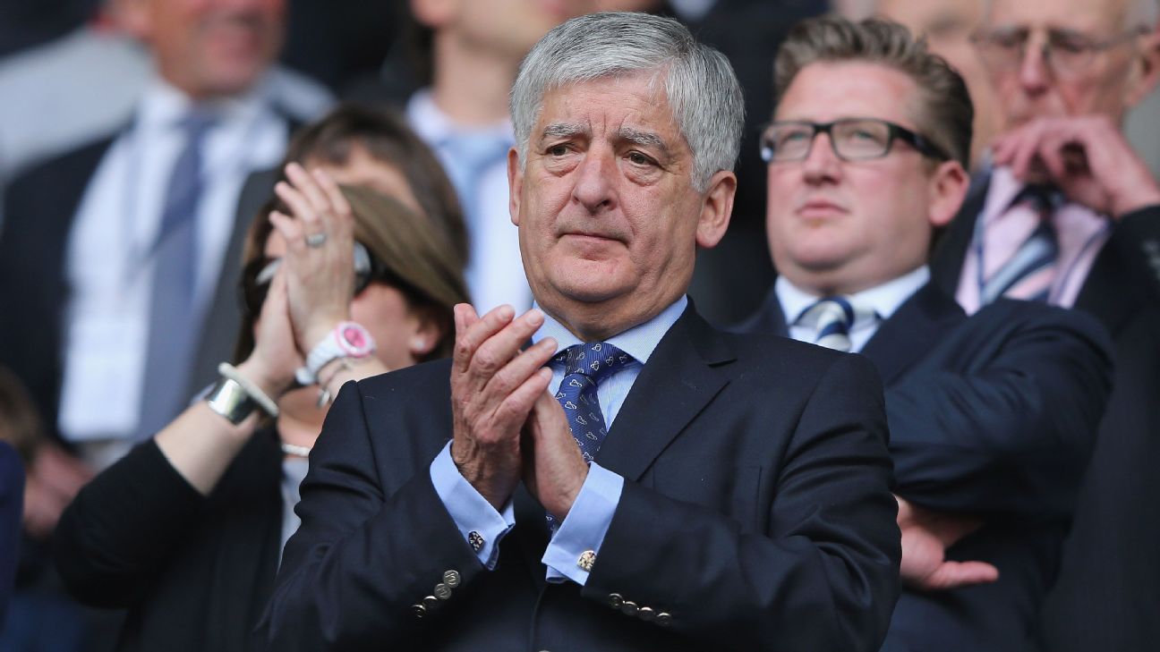 David Bernstein, pictured here in 2013, was Manchester City chairman from 1998 to 2003. — Article image accompanying Ex-Man City chairman says financial punishment not 'sufficient' if club guilty of Premier League rule breaches on WagerUp Sports News. David Bernstein, pictured here in 2013, was Manchester City chairman from 1998 to 2003. — Article image accompanying Ex-Man City chairman says financial punishment not 'sufficient' if club guilty of Premier League rule breaches on WagerUp Sports News.