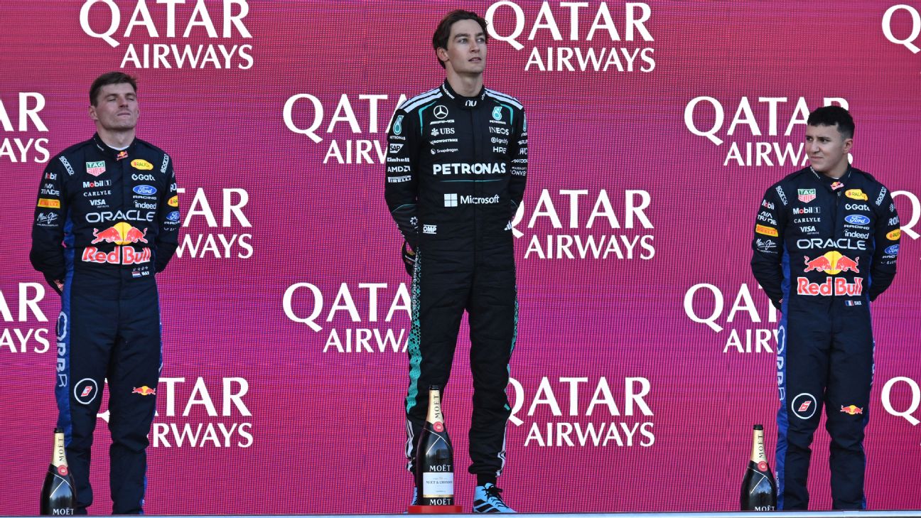 Article image accompanying Azerbaijan Grand Prix: George Russell fights off Max Verstappen to take dominant win on WagerUp Sports News. Article image accompanying Azerbaijan Grand Prix: George Russell fights off Max Verstappen to take dominant win on WagerUp Sports News.