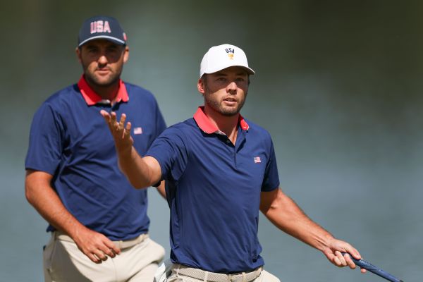 Article image accompanying Americans make small dent in International lead at Presidents Cup on WagerUp Sports News. Article image accompanying Americans make small dent in International lead at Presidents Cup on WagerUp Sports News.