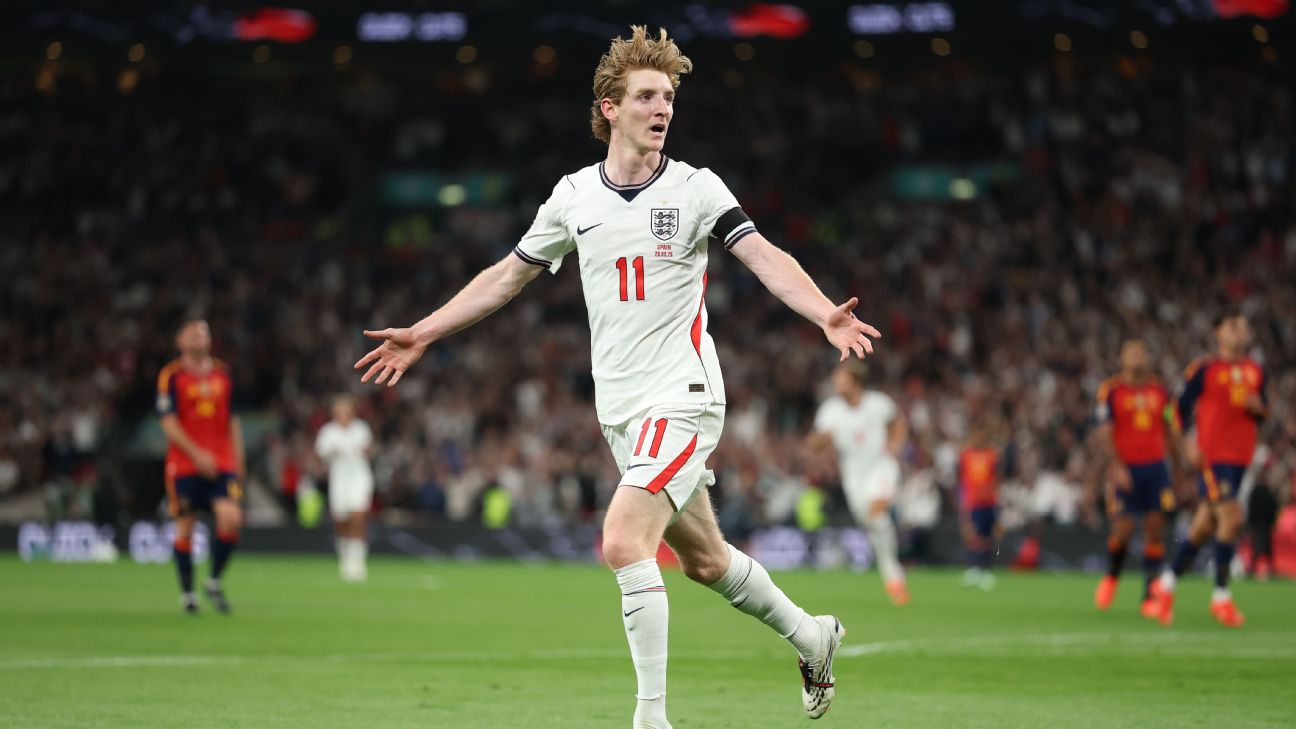 Article image accompanying England vs Spain LIVE: Nations League updates as Three Lions comeback from goal down on WagerUp Sports News. Article image accompanying England vs Spain LIVE: Nations League updates as Three Lions comeback from goal down on WagerUp Sports News.