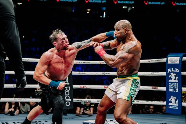 Darren Till beats fellow UFC challenger Yoel Romero in Bare Knuckle Fighting Championship