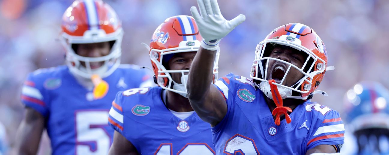 Projecting the CFP top 12 after Week 4: Gators claw into contention