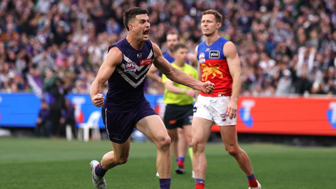 Patrick Voss put Fremantle ahead by 17 points late in the final term. — Article image accompanying Voss: Critical moments haunted Dockers will 'replay in their heads' on WagerUp Sports News. Patrick Voss put Fremantle ahead by 17 points late in the final term. — Article image accompanying Voss: Critical moments haunted Dockers will 'replay in their heads' on WagerUp Sports News.
