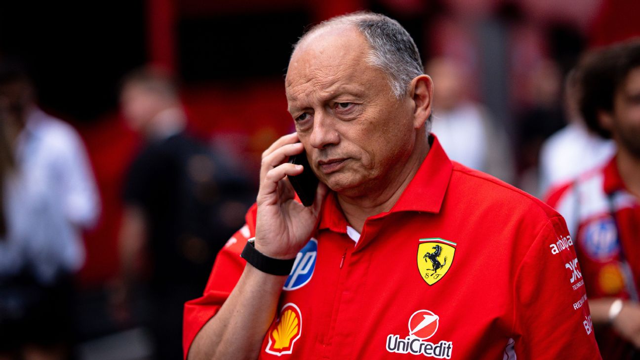 Article image accompanying Fred Vasseur vents frustration over talk about his future at Ferrari: 'It's not in my hands' on WagerUp Sports News. Article image accompanying Fred Vasseur vents frustration over talk about his future at Ferrari: 'It's not in my hands' on WagerUp Sports News.