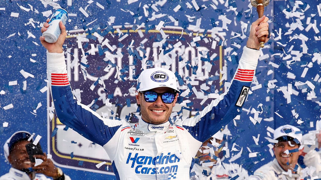 Article image accompanying Kyle Larson not expecting to clinch NASCAR title at Martinsville on WagerUp Sports News. Article image accompanying Kyle Larson not expecting to clinch NASCAR title at Martinsville on WagerUp Sports News.
