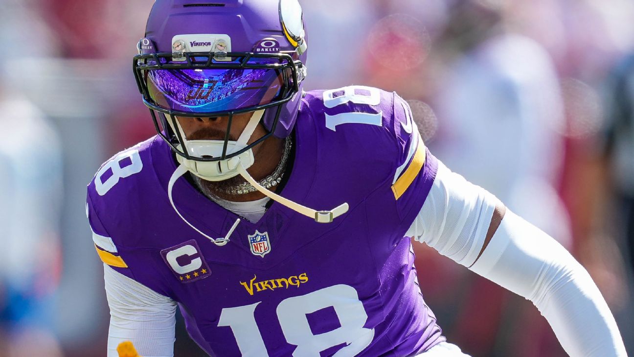 Jefferson injured in Vikings' victory, will be reevaluated - ESPN
