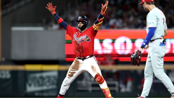 Ronald Acuna Jr. and his Braves get the MLB playoffs started with a game against the Phillies on Tuesday afternoon. — Article image accompanying MLB Wild Card Round odds: The favorites for every series on WagerUp Sports News.
