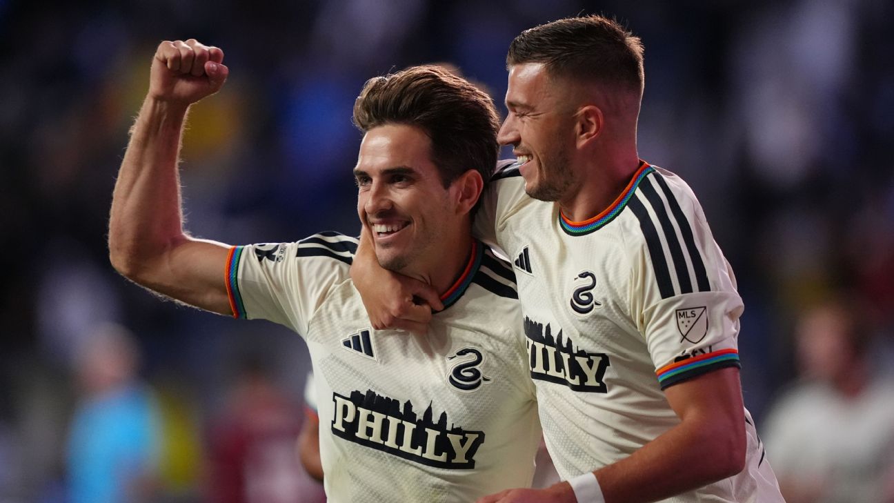 Philadelphia Union celebrate — Article image accompanying MLS Power Rankings: No Cavan? No problem for surging Philadelphia on WagerUp Sports News. Philadelphia Union celebrate — Article image accompanying MLS Power Rankings: No Cavan? No problem for surging Philadelphia on WagerUp Sports News.