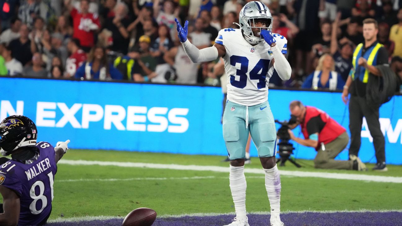 Article image accompanying Cowboys' Jalen Thompson to be sidelined with hamstring injury on WagerUp Sports News. Article image accompanying Cowboys' Jalen Thompson to be sidelined with hamstring injury on WagerUp Sports News.