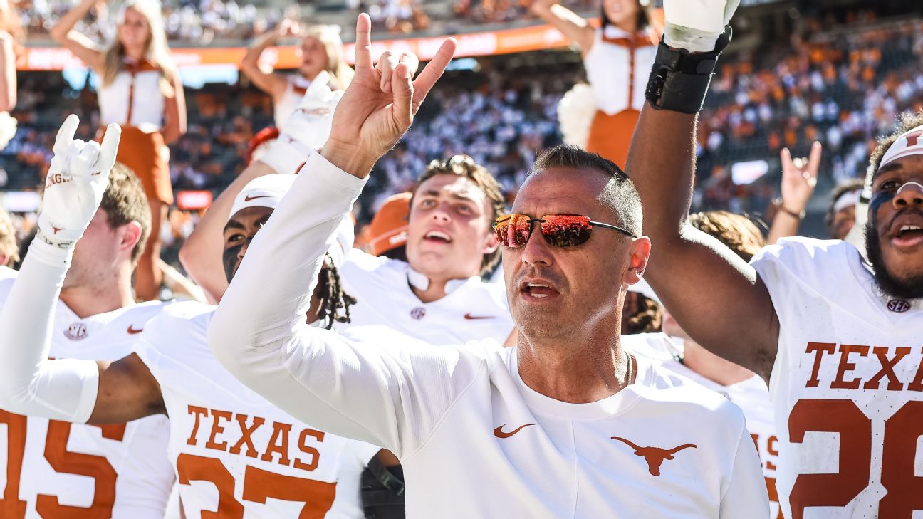Article image accompanying Texas' Steve Sarkisian wants unacceptable celebrations cut on WagerUp Sports News. Article image accompanying Texas' Steve Sarkisian wants unacceptable celebrations cut on WagerUp Sports News.