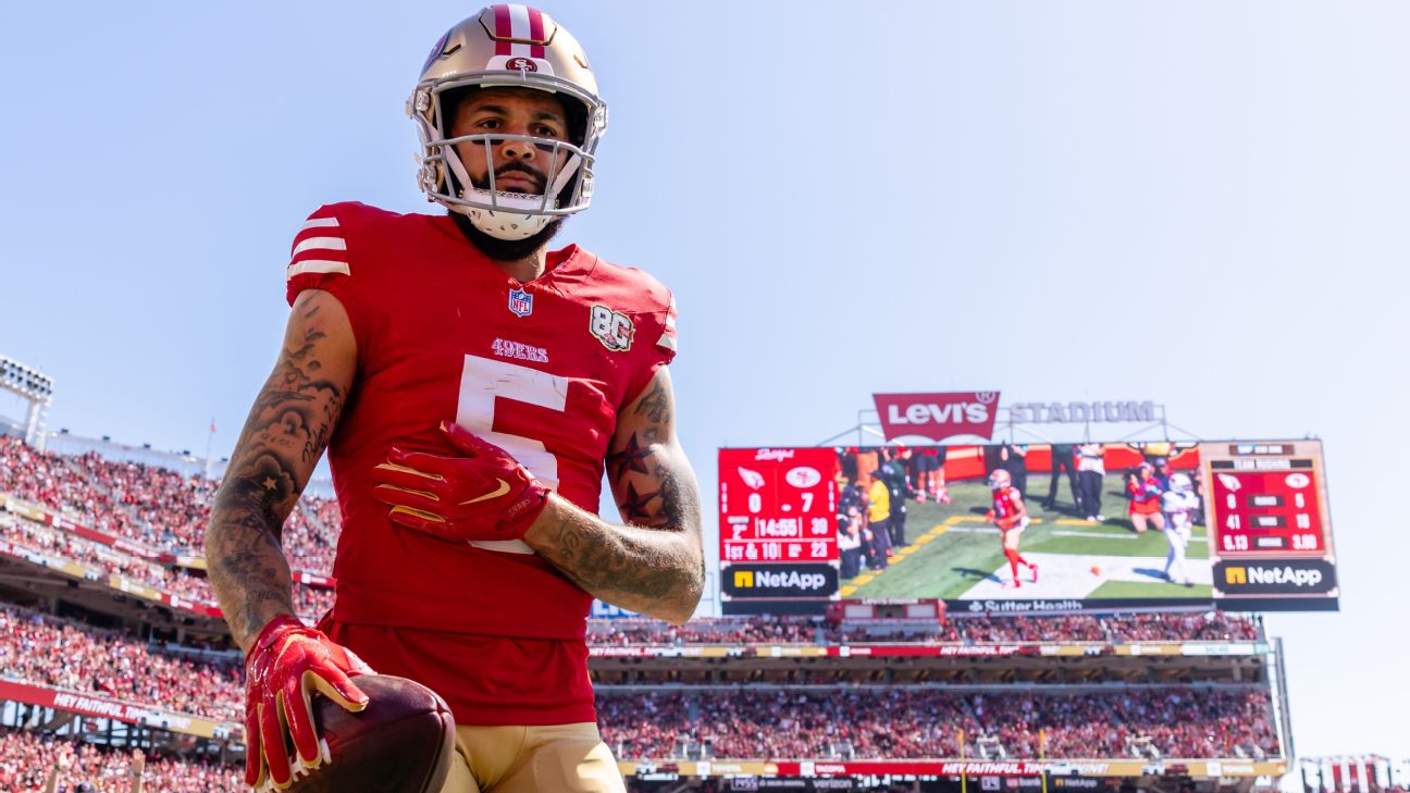 Article image accompanying Evans, Williams, Greenlaw don't have long-term injuries, 49ers say on WagerUp Sports News. Article image accompanying Evans, Williams, Greenlaw don't have long-term injuries, 49ers say on WagerUp Sports News.