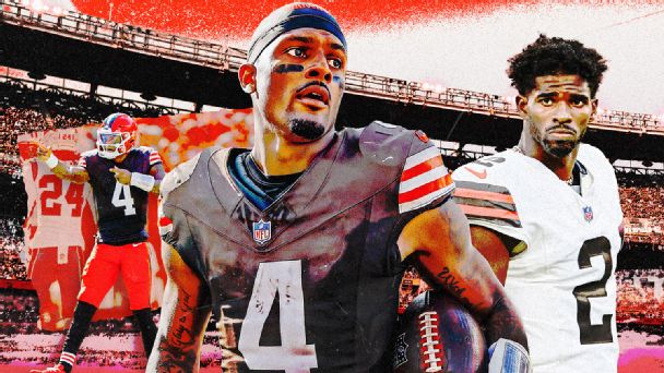 Despite a training camp QB competition, Deshaun Watson (No. 4) emerged as the starter while Shedeur Sanders waits in the wings. — Article image accompanying Browns' QB situation takes a turn as Deshaun Watson finds his footing on WagerUp Sports News. Despite a training camp QB competition, Deshaun Watson (No. 4) emerged as the starter while Shedeur Sanders waits in the wings. — Article image accompanying Browns' QB situation takes a turn as Deshaun Watson finds his footing on WagerUp Sports News.