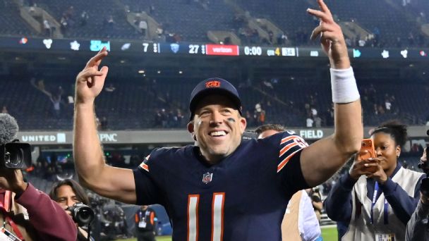 Case Keenum showed accuracy, moxie and what it means to have 60-plus NFL starts on your resume. — Article image accompanying Case Keenum or Tyson Bagent? Bears face a QB decision on WagerUp Sports News. Case Keenum showed accuracy, moxie and what it means to have 60-plus NFL starts on your resume. — Article image accompanying Case Keenum or Tyson Bagent? Bears face a QB decision on WagerUp Sports News.