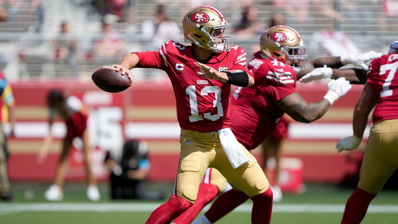 Brock Purdy of the San Francisco 49ers has the second most fantasy points by a QB this season. — Article image accompanying Rest-of-season rankings: Purdy joins top five QBs, Sadiq impresses among TEs on WagerUp Sports News. Brock Purdy of the San Francisco 49ers has the second most fantasy points by a QB this season. — Article image accompanying Rest-of-season rankings: Purdy joins top five QBs, Sadiq impresses among TEs on WagerUp Sports News.