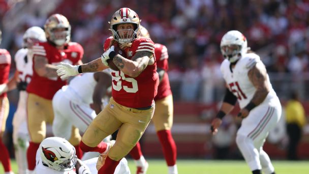Article image accompanying Inside George Kittle's 243-day recovery from torn Achilles on WagerUp Sports News. Article image accompanying Inside George Kittle's 243-day recovery from torn Achilles on WagerUp Sports News.