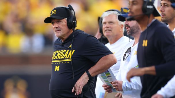 Article image accompanying College football Bottom 10 after Week 4: Time not on Michigan's side on WagerUp Sports News. Article image accompanying College football Bottom 10 after Week 4: Time not on Michigan's side on WagerUp Sports News.