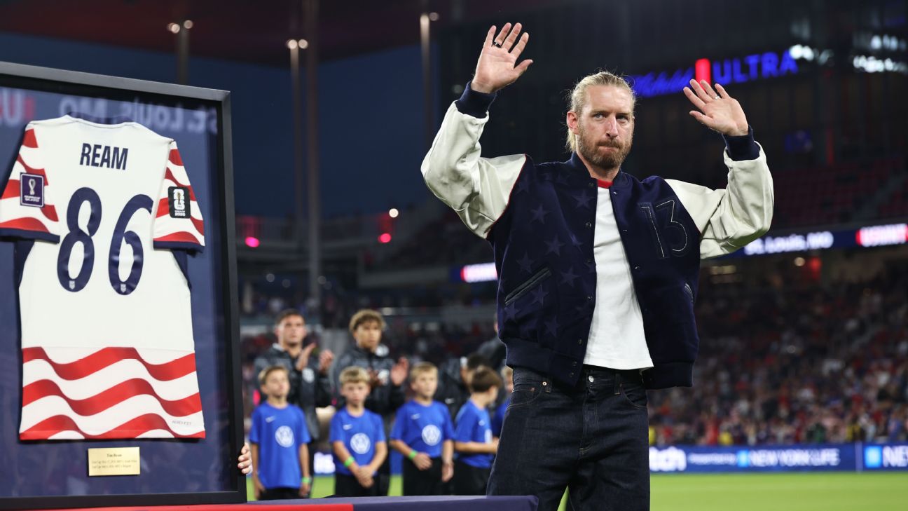 U.S. defender Tim Ream announced his retirement from the national team on Tuesday in St. Louis. — Article image accompanying United States legend Tim Ream retires from national team on WagerUp Sports News. U.S. defender Tim Ream announced his retirement from the national team on Tuesday in St. Louis. — Article image accompanying United States legend Tim Ream retires from national team on WagerUp Sports News.