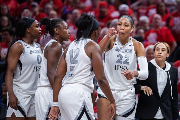 Aces center A'ja Wilson took issue with a fan who she said stepped toward her and pointed at her late in Tuesday's Game 2 loss against the Fever. — Article image accompanying Aces' Wilson T'd up for confronting fan in Game 2 loss to Fever on WagerUp Sports News. Aces center A'ja Wilson took issue with a fan who she said stepped toward her and pointed at her late in Tuesday's Game 2 loss against the Fever. — Article image accompanying Aces' Wilson T'd up for confronting fan in Game 2 loss to Fever on WagerUp Sports News.