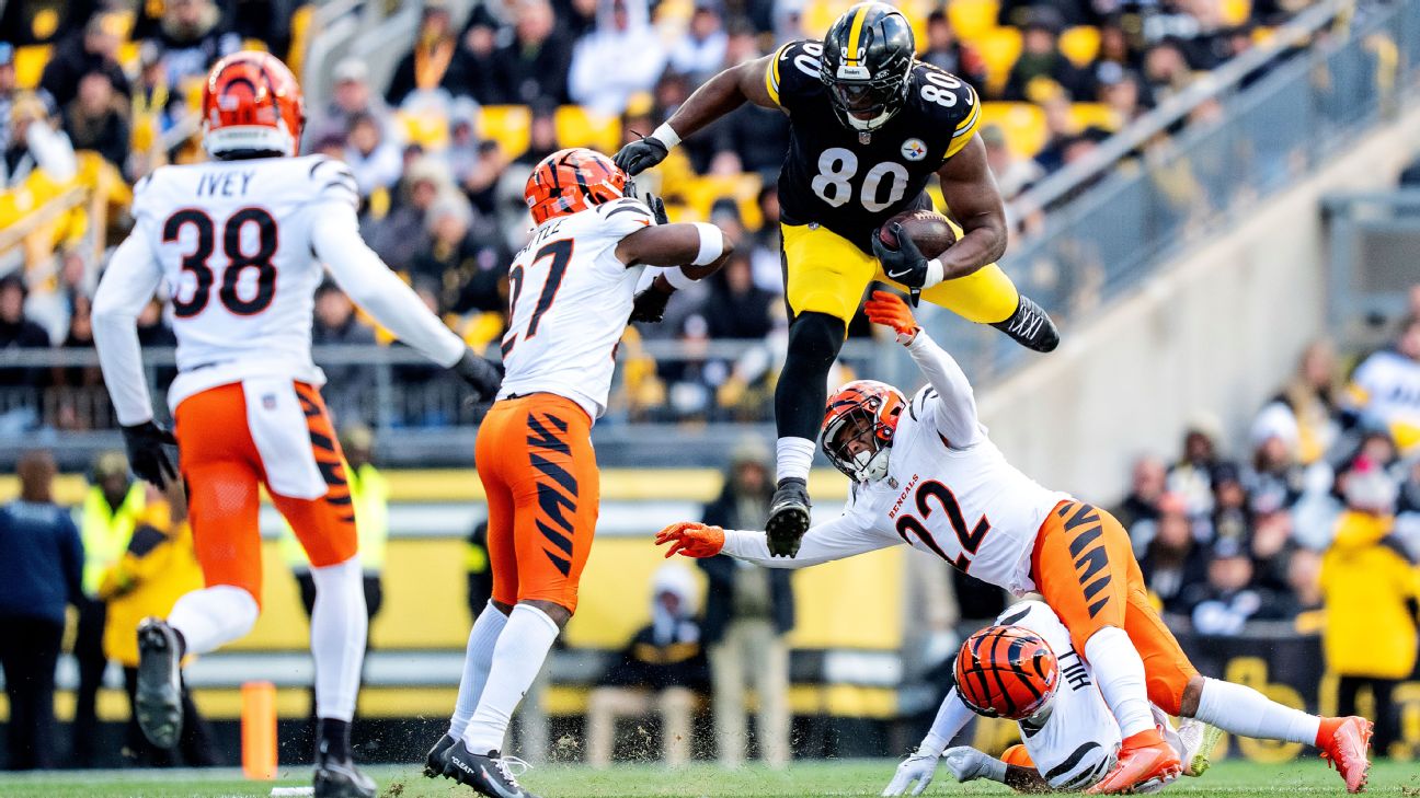 Tight end Darnell Washington and the Steelers visit their AFC North rival Browns on Thursday in a Week 4 primetime matchup. — Article image accompanying Why Darnell Washington has become the Steelers' X factor on WagerUp Sports News. Tight end Darnell Washington and the Steelers visit their AFC North rival Browns on Thursday in a Week 4 primetime matchup. — Article image accompanying Why Darnell Washington has become the Steelers' X factor on WagerUp Sports News.