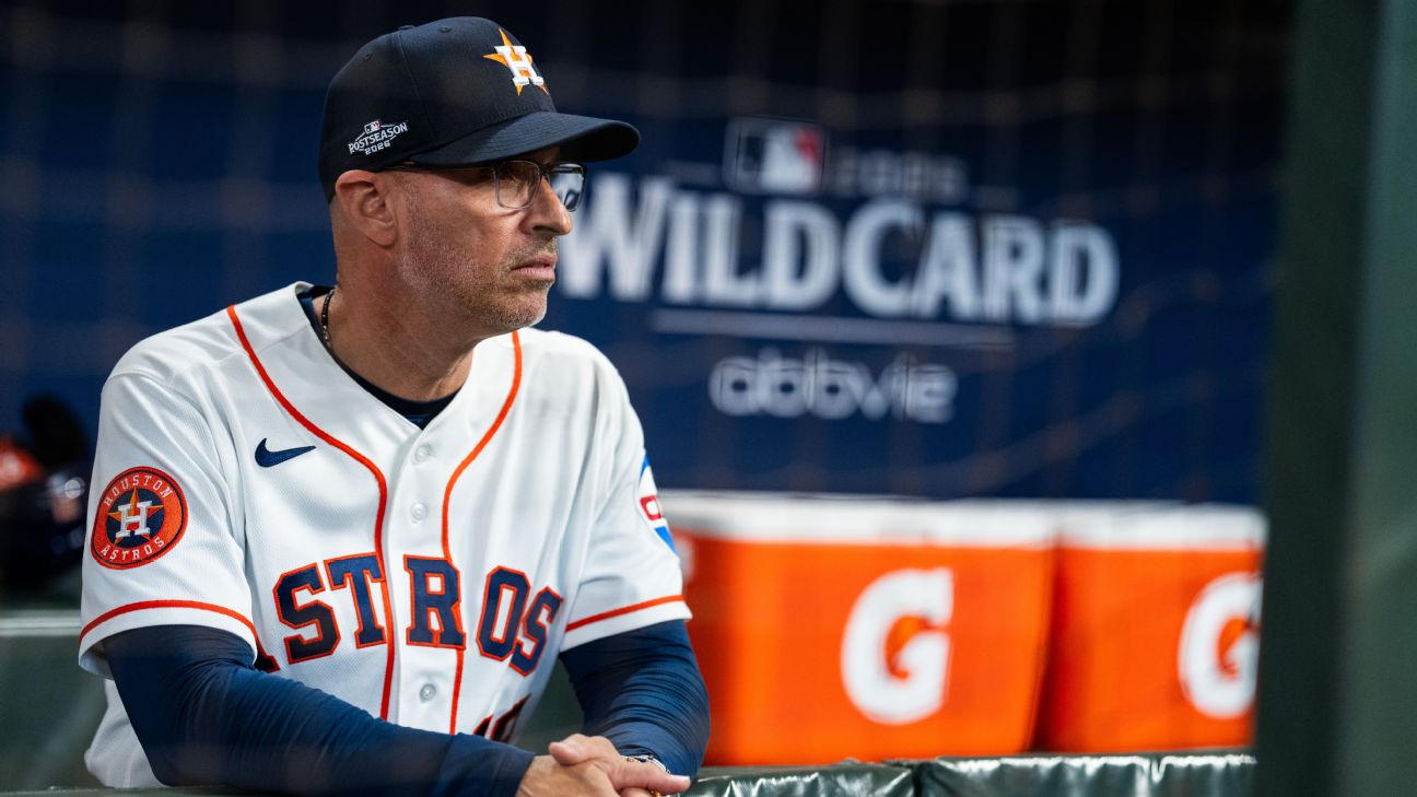 Article image accompanying Joe Espada to 'move on' from Astros' reaction to fans' boos on WagerUp Sports News. Article image accompanying Joe Espada to 'move on' from Astros' reaction to fans' boos on WagerUp Sports News.