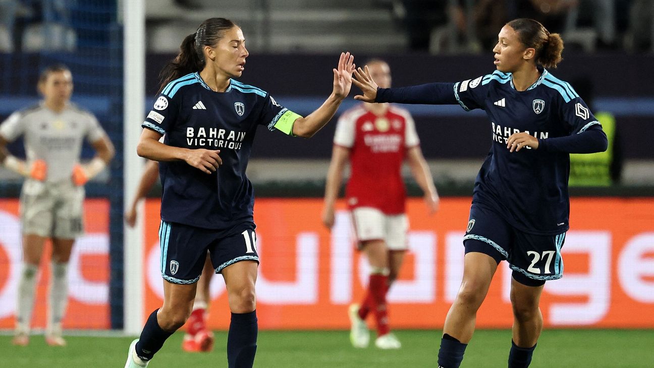 Article image accompanying Paris FC vs Arsenal LIVE: UWCL latest updates as Paris equalise with a late goal through Mendy on WagerUp Sports News. Article image accompanying Paris FC vs Arsenal LIVE: UWCL latest updates as Paris equalise with a late goal through Mendy on WagerUp Sports News.