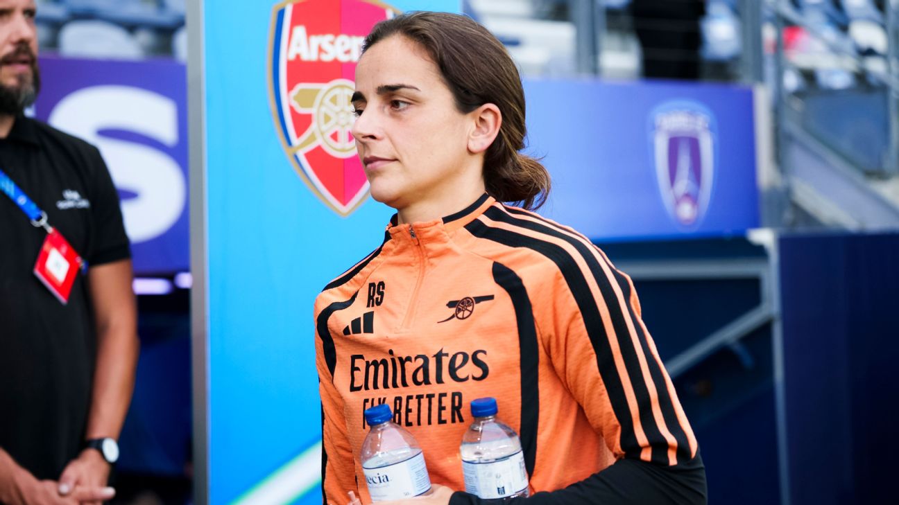 Arsenal head coach Renée Slegers did not attend her news conference following a 2-2 draw with Paris FC. — Article image accompanying Furious Arsenal boss Slegers skips post-match UWCL presser - sources on WagerUp Sports News. Arsenal head coach Renée Slegers did not attend her news conference following a 2-2 draw with Paris FC. — Article image accompanying Furious Arsenal boss Slegers skips post-match UWCL presser - sources on WagerUp Sports News.