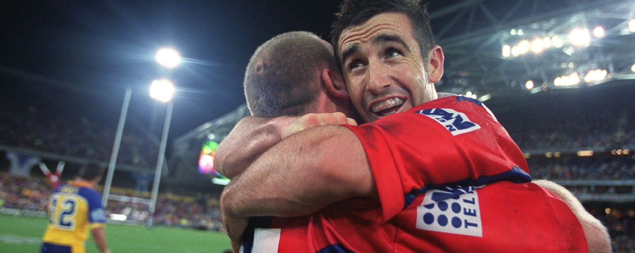 Newcastle Knights star Andrew Johns celebrates victory in the 2001 NRL Grand Final. — Article image accompanying This means so much to Newcastle: Knights fans explain 25 years of frustration on WagerUp Sports News. Newcastle Knights star Andrew Johns celebrates victory in the 2001 NRL Grand Final. — Article image accompanying This means so much to Newcastle: Knights fans explain 25 years of frustration on WagerUp Sports News.