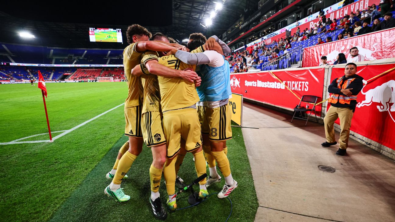 Players from St. Louis City celebrate after scoring a goal against the New York Red Bulls in MLS. — Article image accompanying St. Louis up to 2nd place with unbeaten run now at 17 games on WagerUp Sports News. Players from St. Louis City celebrate after scoring a goal against the New York Red Bulls in MLS. — Article image accompanying St. Louis up to 2nd place with unbeaten run now at 17 games on WagerUp Sports News.