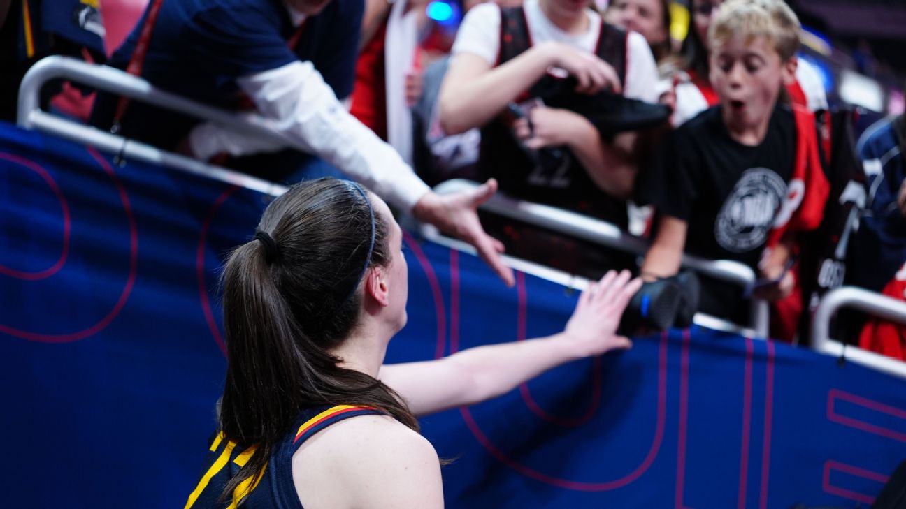 Caitlin Clark has worn several versions of the Caitlin 1 this season. The Fever star handed a shoe to someone in the crowd on Fan Appreciation Night after a game at Gainbridge Fieldhouse on Sept. 22.