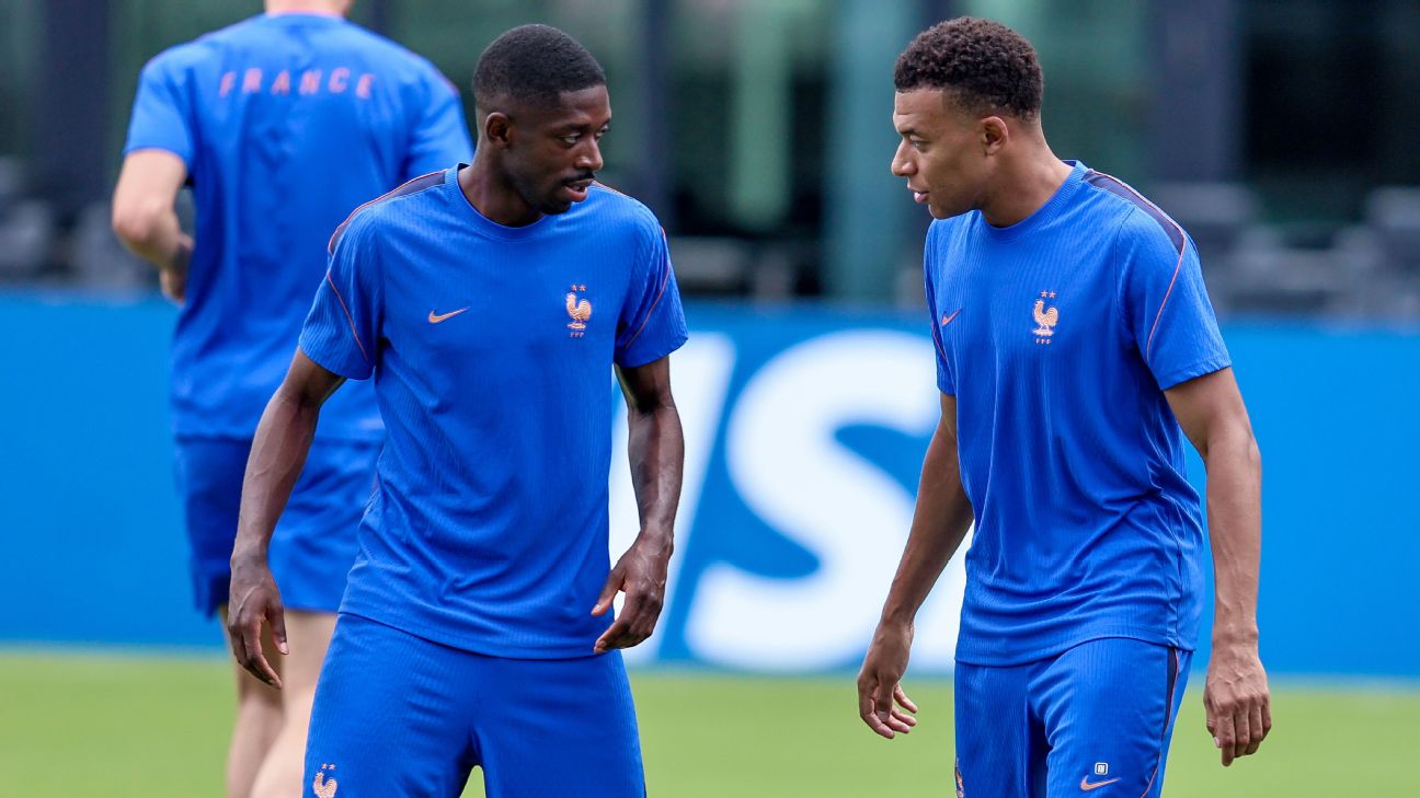 Ousmane Dembélé has brushed off talk of any ill feeling between him and Kylian Mbappé — Article image accompanying Dembélé dismisses 'little squabbles' pitting him against Mbappé on WagerUp Sports News.