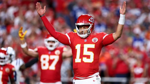 Mahomes has completed eight of 14 attempts on passes traveling at least 15 yards in 2026 -- a marked improvement on such throws from last season. — Article image accompanying Patrick Mahomes, Chiefs have rediscovered the deep pass on WagerUp Sports News.