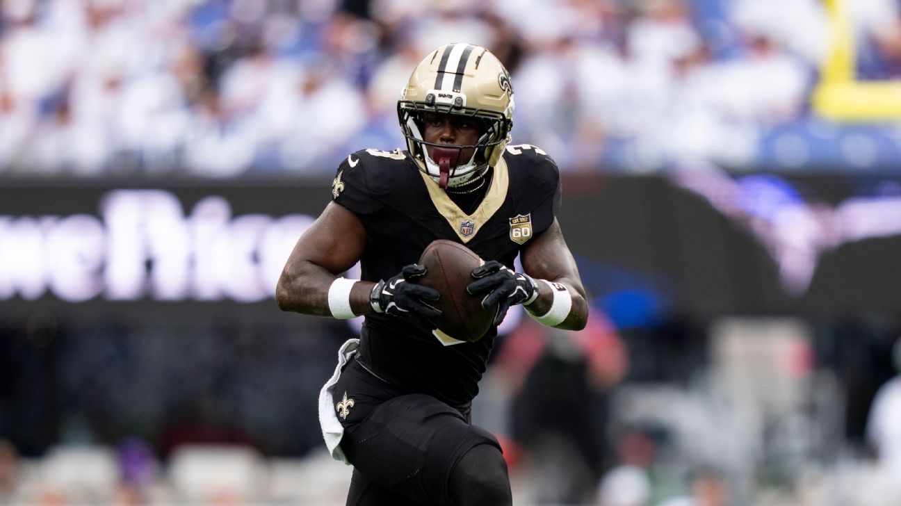 As Travis Etienne Jr. is slated to miss at least four games after being placed on IR, which Saints RB should fantasy managers roster to replace him? — Article image accompanying Fantasy football buzz: Saints place RB Travis Etienne Jr. on IR on WagerUp Sports News. As Travis Etienne Jr. is slated to miss at least four games after being placed on IR, which Saints RB should fantasy managers roster to replace him? — Article image accompanying Fantasy football buzz: Saints place RB Travis Etienne Jr. on IR on WagerUp Sports News.