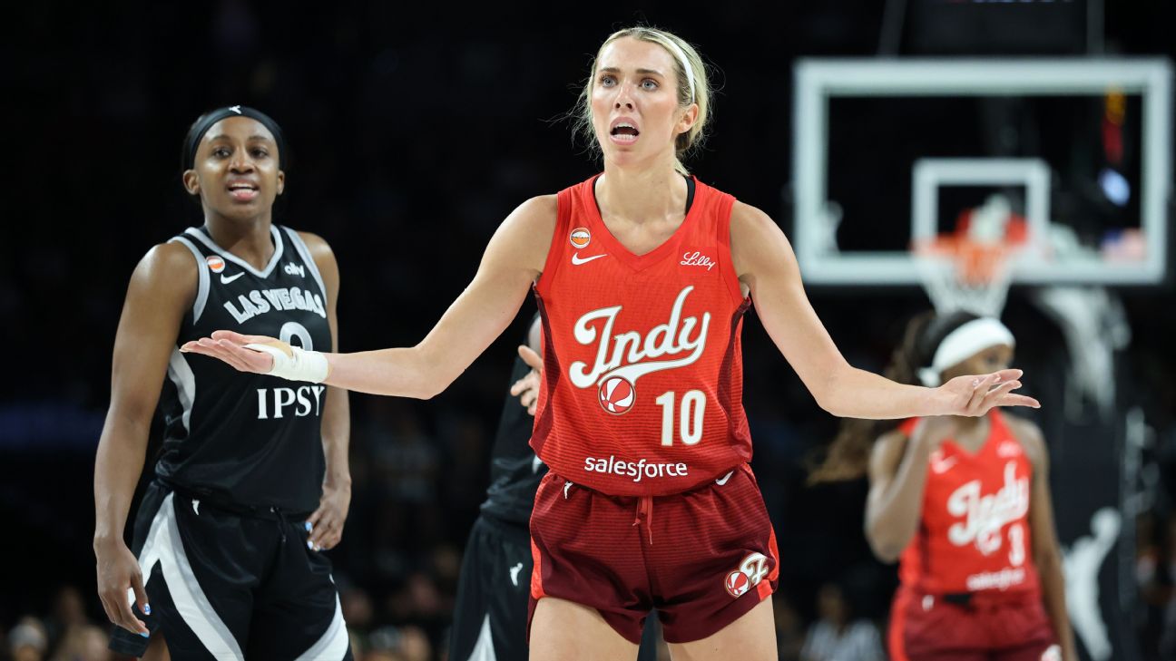 Lexie Hull and the Indiana Fever were eliminated from the playoffs by the Las Vegas Aces for the second straight season.