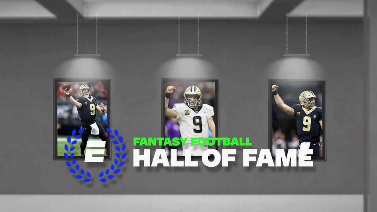 Drew Brees was the first quarterback to score 5,000 career fantasy football points and is second all-time on the scoring list to fellow fantasy football Hall of Famer Tom Brady. — Article image accompanying Drew Brees inducted into ESPN Fantasy Football Hall of Fame on WagerUp Sports News.