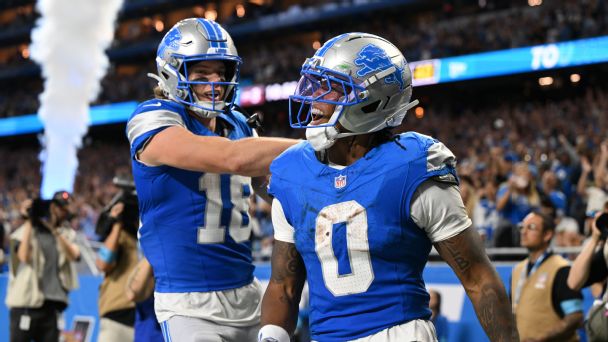 Do-it-all running back Jahmyr Gibbs has 463 total yards and six touchdowns through three games. — Article image accompanying How to bet Lions-Panthers on 'SNF': Analysis, tips and top prop plays on WagerUp Sports News. Do-it-all running back Jahmyr Gibbs has 463 total yards and six touchdowns through three games. — Article image accompanying How to bet Lions-Panthers on 'SNF': Analysis, tips and top prop plays on WagerUp Sports News.