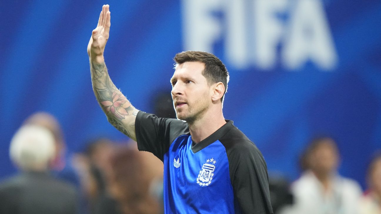 Lionel Messi will bid farewell to the Argentina national team in next week's friendly with Benin. — Article image accompanying Lionel Messi arrives in Argentina for farewell match on WagerUp Sports News. Lionel Messi will bid farewell to the Argentina national team in next week's friendly with Benin. — Article image accompanying Lionel Messi arrives in Argentina for farewell match on WagerUp Sports News.