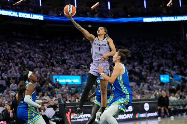 Valkyries star Gabby Williams scored 11 of her 19 points in the fourth quarter to help erase a 16-point second-half deficit in Game 3. — Article image accompanying Williams leads charge from 16 down, puts Valkyries in WNBA semis on WagerUp Sports News.