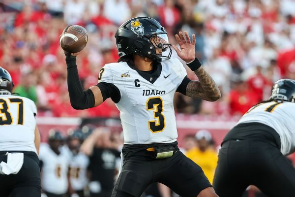 Article image accompanying Idaho ends Montana State's 19-game win streak on 2-point conversion on WagerUp Sports News. Article image accompanying Idaho ends Montana State's 19-game win streak on 2-point conversion on WagerUp Sports News.