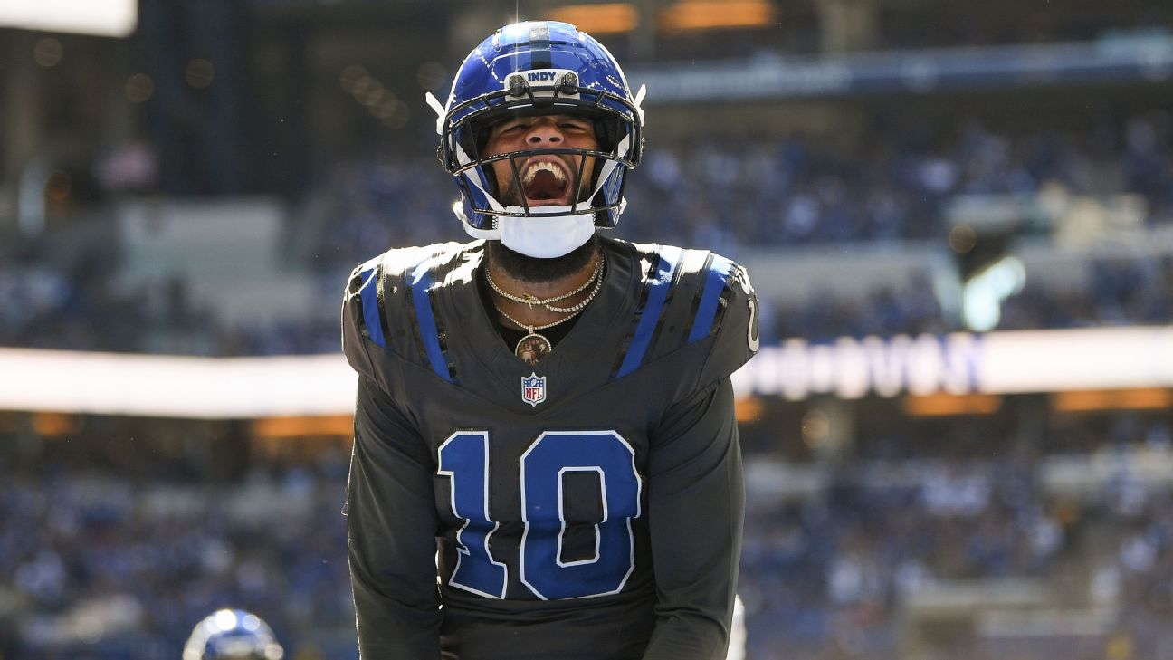 Article image accompanying Colts WR Keenan Allen (groin) out vs. Commanders in London on WagerUp Sports News. Article image accompanying Colts WR Keenan Allen (groin) out vs. Commanders in London on WagerUp Sports News.