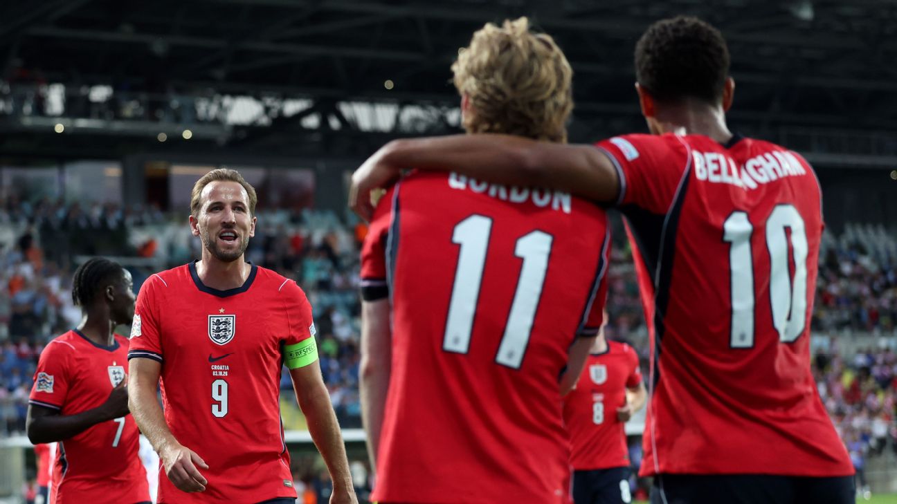 Article image accompanying England's front four shine in Croatia demolition job on WagerUp Sports News. Article image accompanying England's front four shine in Croatia demolition job on WagerUp Sports News.