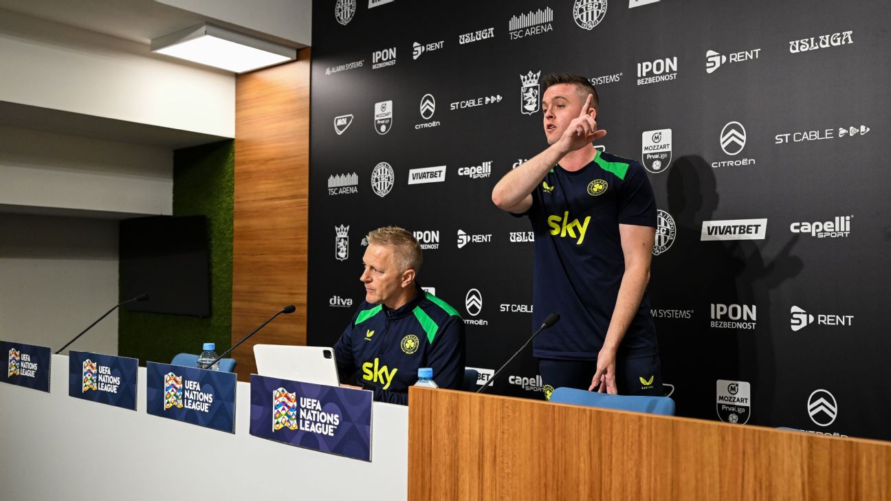 Article image accompanying Ireland news conference ahead of Israel game abruptly cut short on WagerUp Sports News.