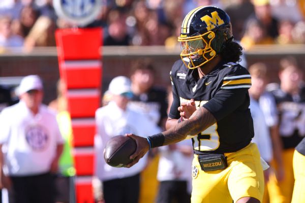 Article image accompanying Missouri ends skid vs. ranked foes, blows out No. 8 Florida on WagerUp Sports News.