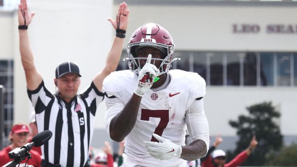 Article image accompanying Week 5 reality check: Alabama looks like, well, Alabama; Jeremiah Smith is undeniable on WagerUp Sports News. Article image accompanying Week 5 reality check: Alabama looks like, well, Alabama; Jeremiah Smith is undeniable on WagerUp Sports News.