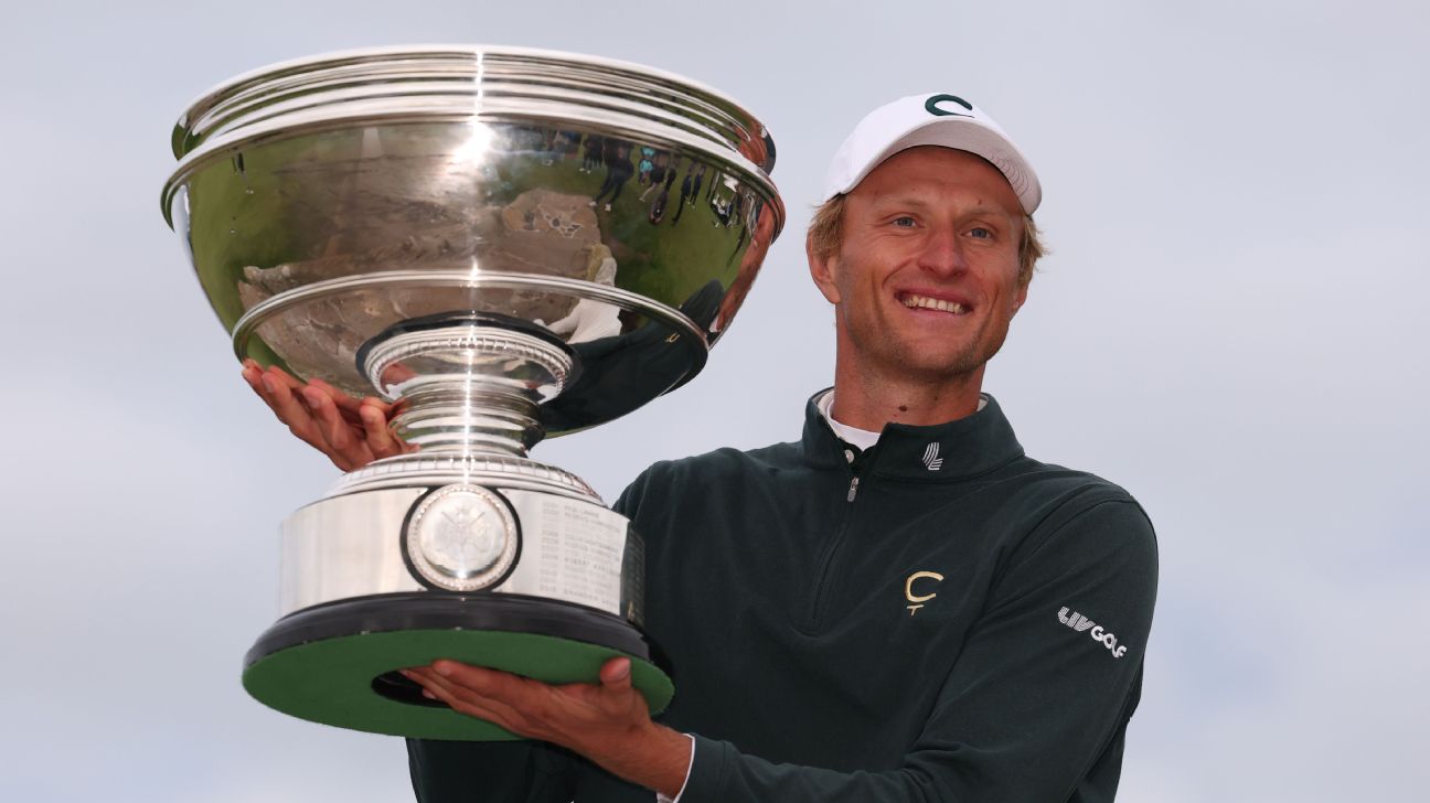 Article image accompanying LIV's Adrian Meronk wins Dunhill Links, gets European tour card on WagerUp Sports News.