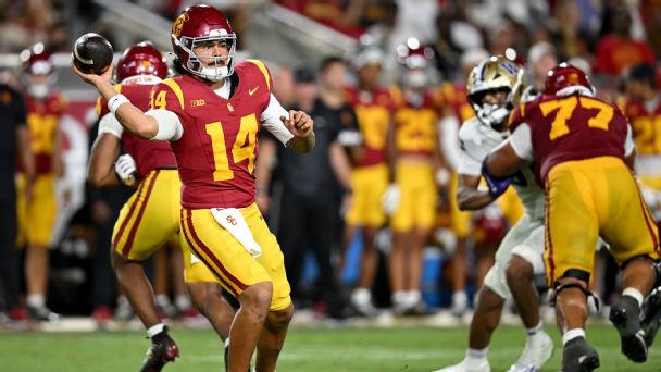 USC quarterback Jayden Maiava passed for 245 yards in a win over Washington.
