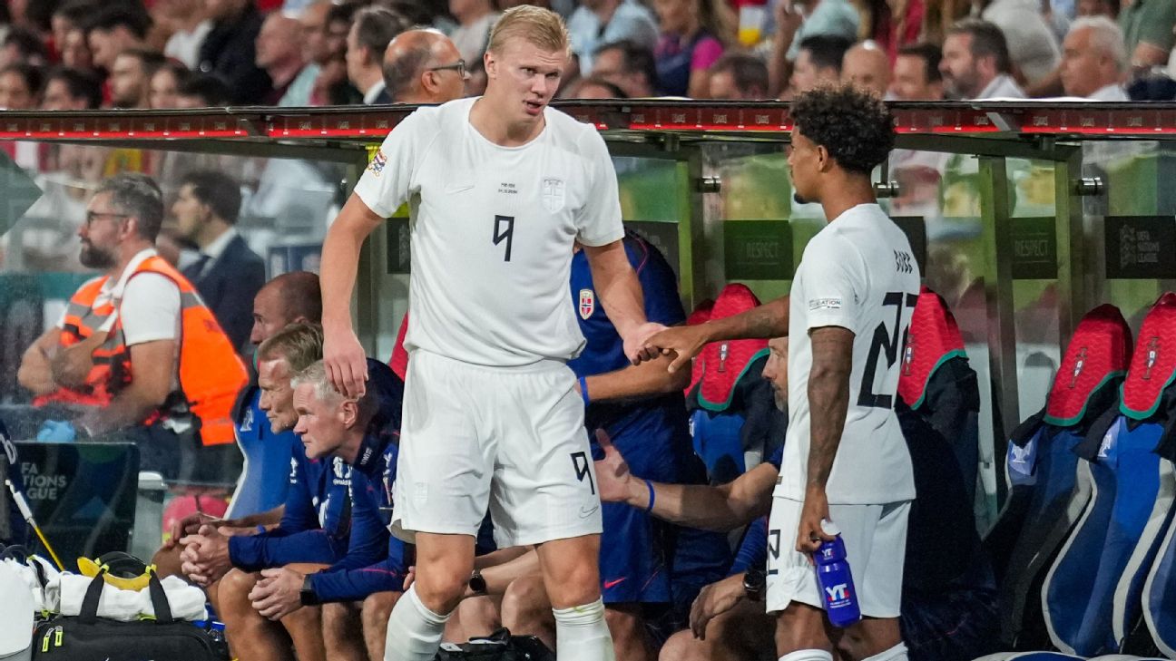 Article image accompanying Erling Haaland injury fear, asked to be substituted for Norway on WagerUp Sports News. Article image accompanying Erling Haaland injury fear, asked to be substituted for Norway on WagerUp Sports News.