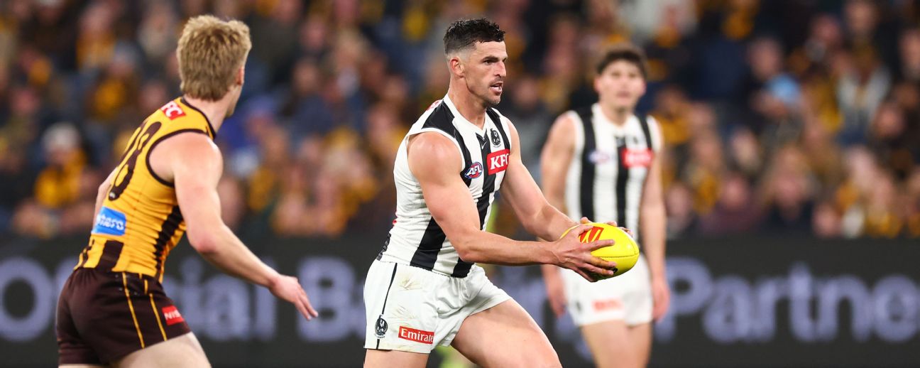 The Magpies also traded 38-year-old Pendlebury to Gold Coast for pick No.65 — Article image accompanying Magpies likely to hold De Goey as Pendlebury departs on WagerUp Sports News. The Magpies also traded 38-year-old Pendlebury to Gold Coast for pick No.65 — Article image accompanying Magpies likely to hold De Goey as Pendlebury departs on WagerUp Sports News.