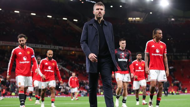 Michael Carrick — Article image accompanying Man United vs Tottenham: TV channel, how to watch in UK, kick-off time, live stream, team news, referee, predicted line-ups on WagerUp Sports News. Michael Carrick — Article image accompanying Man United vs Tottenham: TV channel, how to watch in UK, kick-off time, live stream, team news, referee, predicted line-ups on WagerUp Sports News.